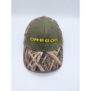 University Of Oregon Camo Hat Cap OU Ducks Vintage